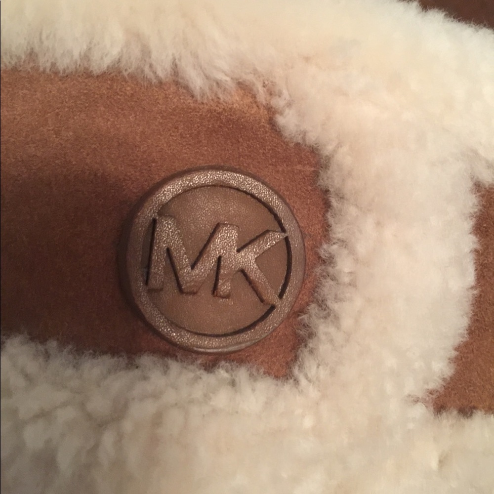 Michael Kors fuzzy winter boots